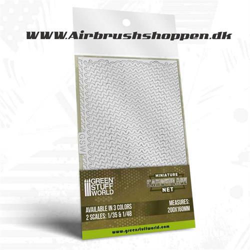 CAMOUFLAGE NET - Miniature Camouflage Nets White 1:35 GSW